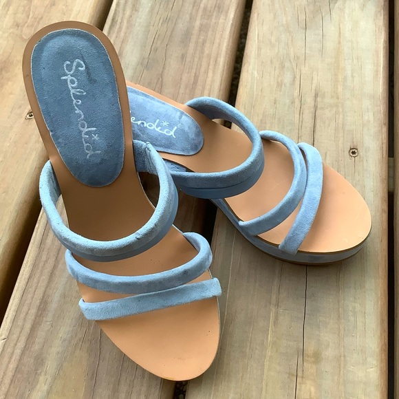 Stylish platform slip on sandals 💙💙 - Picture 6 of 11